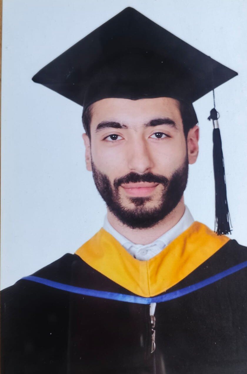 Graduate at a degree ceremony