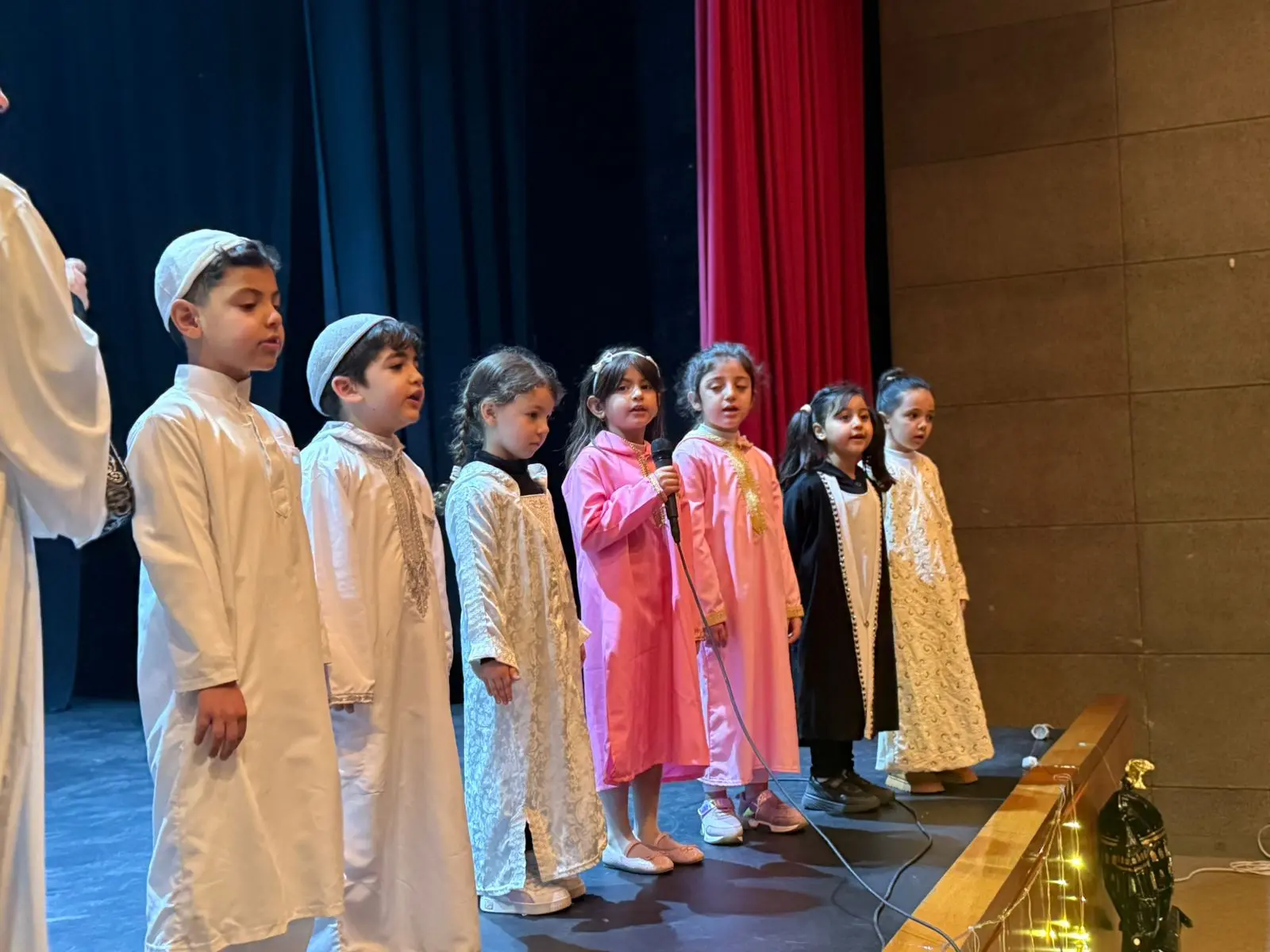 Students in traditional cultural dress